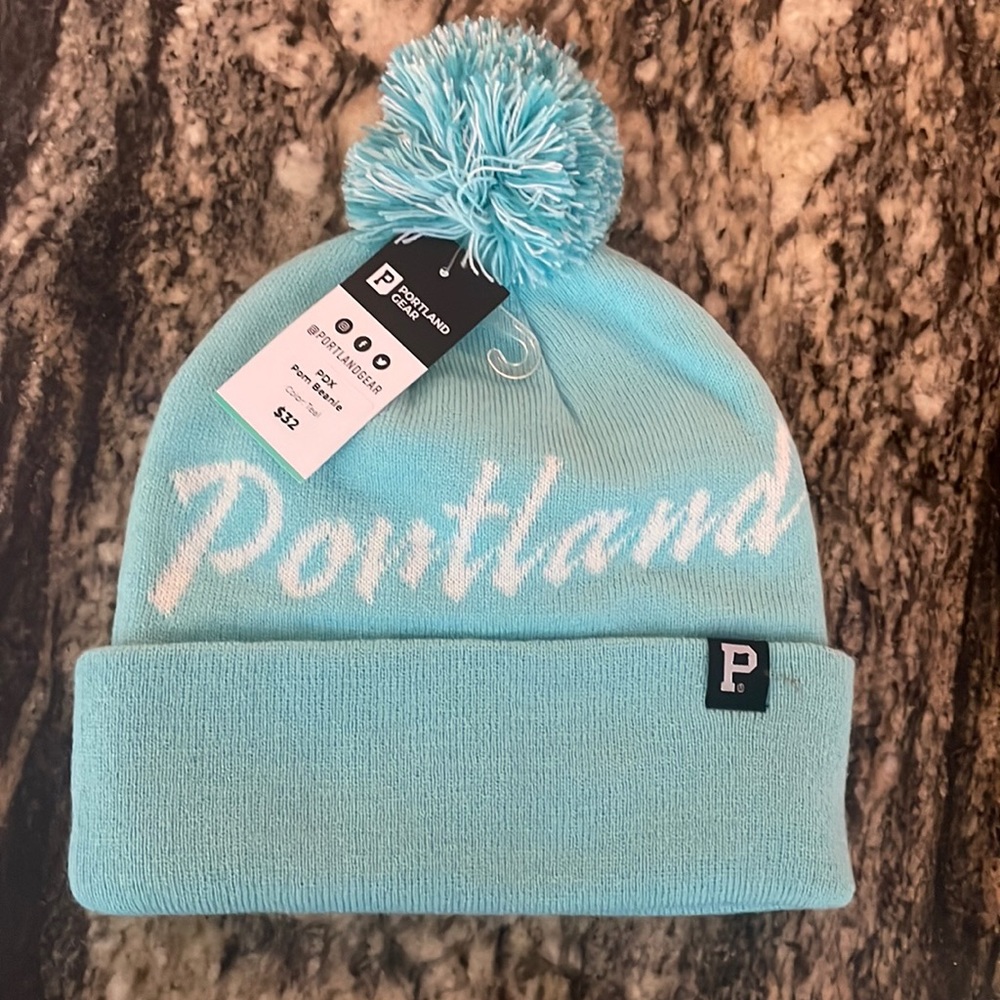 Portland Oregon Puff Ball Beanie